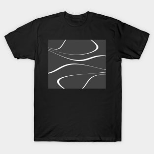 Abstract - gray and white. T-Shirt